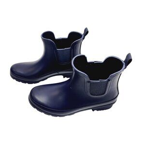 Rain Ankle Boots for Women's Waterproof Garden Shoes Outdoor Size 37 US 7 blue